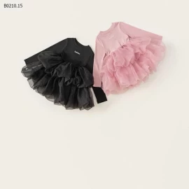 Váy công chúa  vải tuyn lưới váy thời trang cho bé nhà Mbang - sỉ 220k