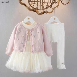 Set   váy công chúa 3 chi tiết cho bé - sỉ 325k