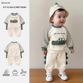 BỘ NỈ HOẠT HÌNH CHO BÉ -Giá sỉ 210k