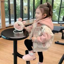 ÁO KHOÁC HOẠ TIẾT GẤU CHO BG-Sỉ 159k