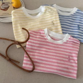 ÁO KẺ DÀI TAY  BÉ GÁI -Sỉ 109k