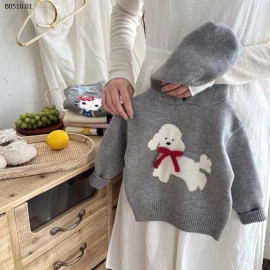 ÁO LEN CÓ MŨ CHO BÉ-Giá sỉ 149k