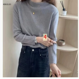 ÁO LEN GÂN CỔ CAO NHÀ KANING Giá sỉ 130k