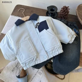 ÁO KHOÁC CHẦN BÔNG HÌNH CÚN BT- Giá sỉ 219k