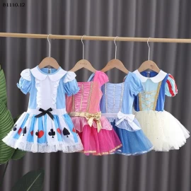 Váy múa ba lê trẻ em Jumpsuit trang phục khiêu vũ Bạch Tuyết Elsa-sỉ 193k