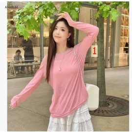 ÁO THUN DÀI TAY TENCEL CHỐNG NẮNG  - sỉ 104k