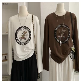 ÁO THUN DÀI TAY JERRY CHO NỮ  - sỉ 175k