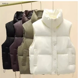 Áo phao gile dày dặn, màu trơn - sỉ 138k 