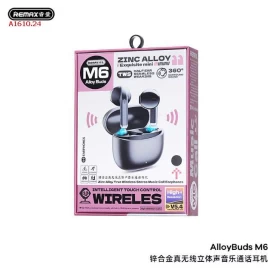 TAI NGHE BLUETOOTH REMAX ALLOYBUDS M6 - sỉ 230k