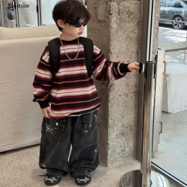 áo thun dài tay bé trai áo thun bé trai - sỉ 190k 