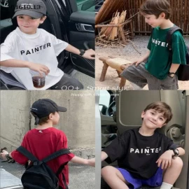 ÁO THUN CỔ TRÒN PAINTER-Giá sỉ 155k