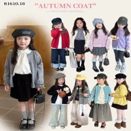 Áo khoác cardigan dệt kim trẻ em Aimo Beibei 2025 - sỉ giá  sz 90-150 : 129k sz 160 : 141k