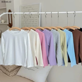  Áo thun dài tay  cho trẻ- sỉ giá 79k