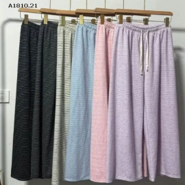 QUẦN XUÔNG ỐNG RỘNG SỌC NGANG - sỉ 110k