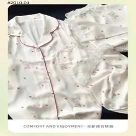 Set 3 chi tiết áo + quần đùi + quần dài lụa - Giá sỉ 155k