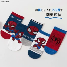 SET 5 ĐÔI TẤT SIÊU NHÂN  BÉ  - Giá sỉ 65k/set 5 đôi 