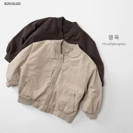 BOMBER KAKI CỔ TRỤ 2 LỚP-Giá sỉ 242k