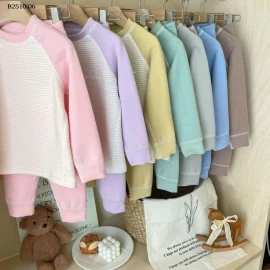 Bộ giữ nhiệt phối màu cho bé -Giá sỉ  sz 90-130  :  102k sz 140-170 :    123k