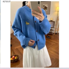 ÁO CARDIGAN THÊU CÚN CHO NỮ- sỉ 141k