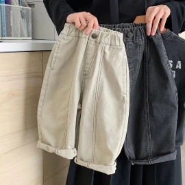 QUẦN CHỈ NỔI CẠP CHUN DÁNG RỘNG CHO BÉ TRAI -Giá sỉ 185k