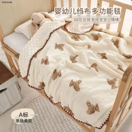 CHĂN COTTON  Doudou loại A cho bé-Giá sỉ 115k