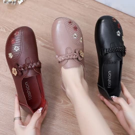 GIÀY LƯỜI NỮ HOA LỖ THOÁNG KHÍ  - sỉ 172k