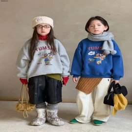 Áo nỉ cổ tròn in hình chú chó bánh mì phiên bản Hàn Quốc - sỉ giá 188k 