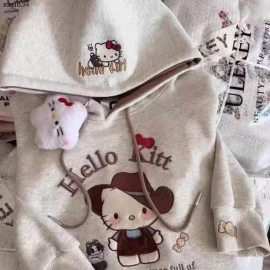 ÁO NỈ KITTY CHO BÉ GÁI  -Giá sỉ 143k