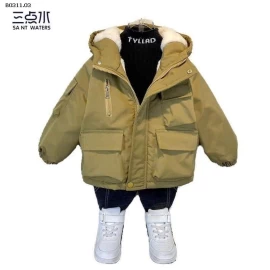 Áo phao lót lông bé trai siêu ấm-Giá sỉ 188k