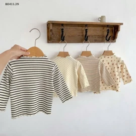 ÁO DÀI TAY KITTY THÊU NỔI -Giá sỉ 93k