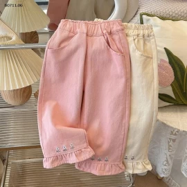 Quần lửng họa tiết hoa thời trang cho bé - giá sỉ 105k