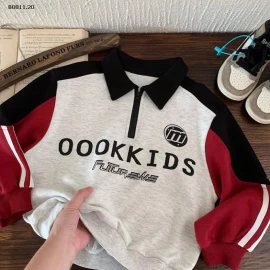ÁO NỈ THỂ THAO OOOKKIDS CHO BÉ  - sỉ 185k