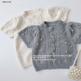 ÁO LEN TAY BỒNG ĐÍNH NGỌC - sỉ 215k