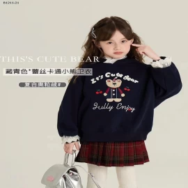 ÁO HOODIE HỌA TIẾT DỄ THƯƠNG - sỉ 167k