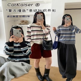 ÁO CARDIGAN KẺ CatKaiser - sỉ 169k