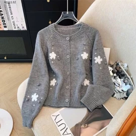 ÁO LEN HOA CHO NỮ  - sỉ 145k