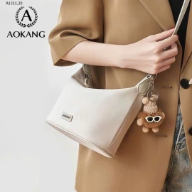 Túi Aokang trắng mẫu mới xinh - sỉ 330k