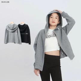  Áo khoác có mũ trùm đầu phong cách Hàn Quốc xuân thu cho trẻ-Giá sỉ 184k