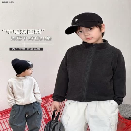 ÁO NỈ NHUNG KÉO KHOÁ AMBB-Giá sỉ 230k