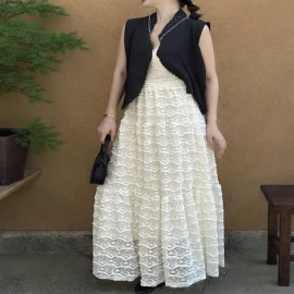 CHÂN VÁY REN ANNA  - sỉ 230k