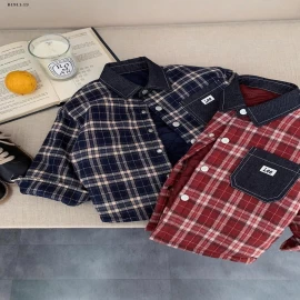 ÁO KHOÁC KẺ CARO LEE CHO BÉ -Giá sỉ 256k