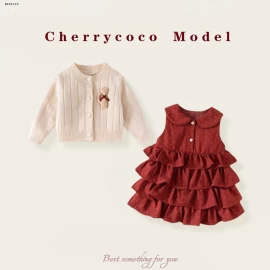 SET VÁY XINH CHO BG CHERRYCOCO-Giá sỉ 345k