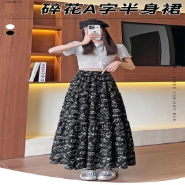 CHÂN VÁY DÁNG DÀI HOA NHÍ  - sỉ 122k