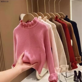 ÁO LEN CỔ BÈO CHO BÉ-Giá sỉ 105k