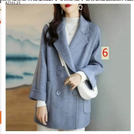 Áo khoác len thanh lịch dành cho nữ có cổ vest cho nữ - sỉ giá 345k
