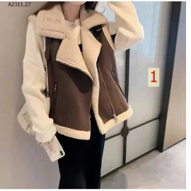 Áo gile vest ngoài dành cho nữ với lớp lót bằng lông cừu - sỉ giá 245k
