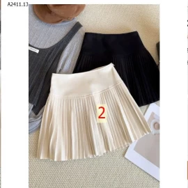 Chân váy xếp ly len phong cách học sinh dành cho nữGiá sỉ 160k