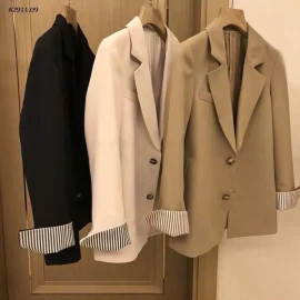 ÁO BLAZER TAY KẺ   - sỉ 183k