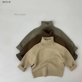 ÁO LEN CỔ LỌ MTINY QUEEN CHO BÉ-sỉ 205k