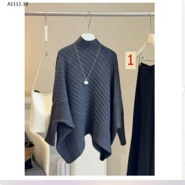 Áo len cổ lọ tay cánh dơi-sỉ 255k